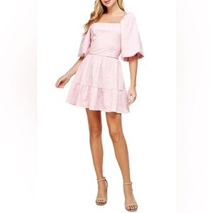 Nordstrom Elegant Pink Lace Dress